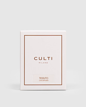 Culti Milano Beige Tessuto car diffuser with leather cover and replaceable filler PCDAUTTES73X53TOR0000