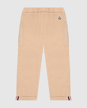 Moncler ENFANT Children's beige corduroy pants L29512A000035969O
