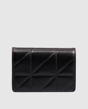 Saint Laurent Black leather passport cover JAMIE 863034AAG7X