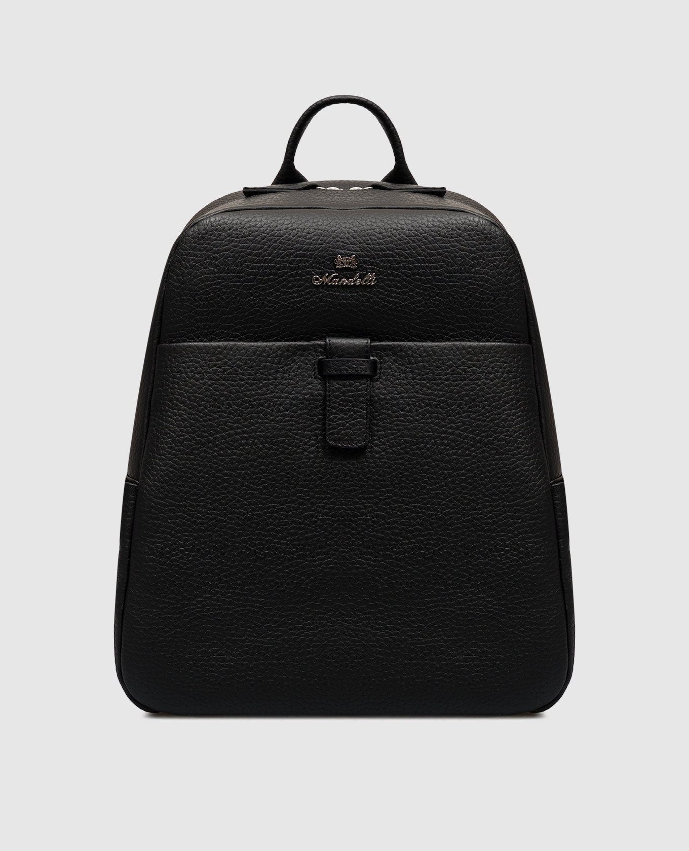 Johnny black leather backpack