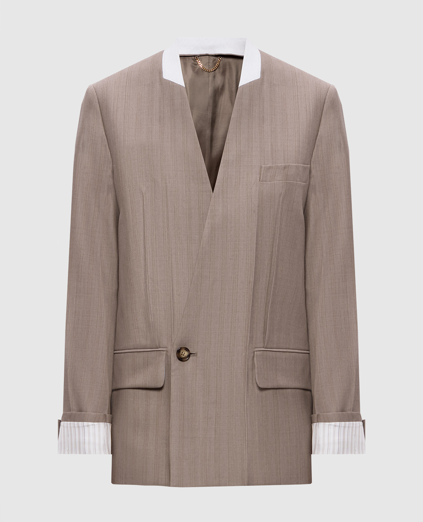 Brown wool jacket