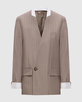 Victoria Beckham Brown wool jacket 1226WJK007214A
