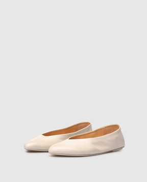 Marsell Gray leather ballet flats Frondina MW8810P015