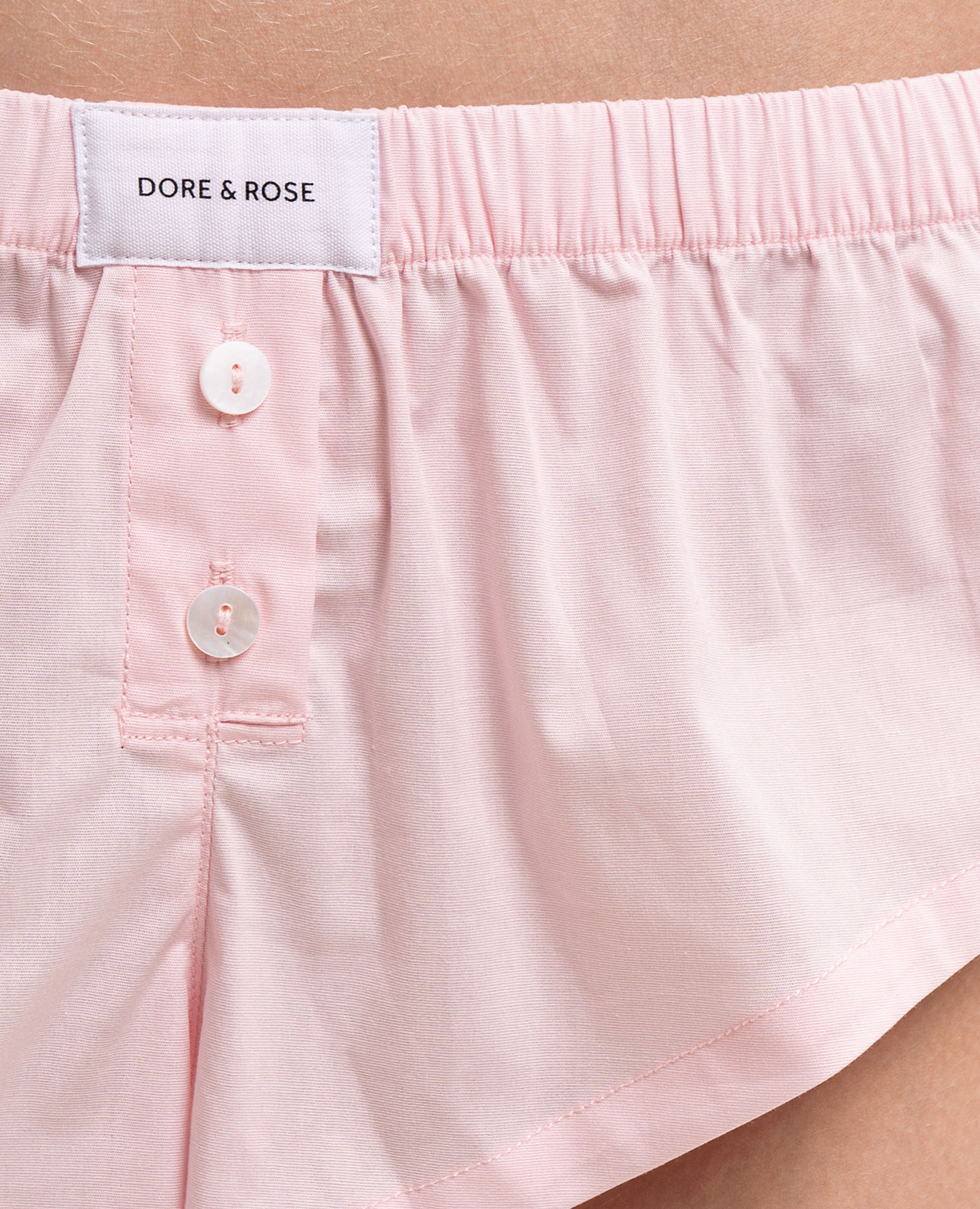 Pink pajamas with logo embroidery Dore & Rose 4