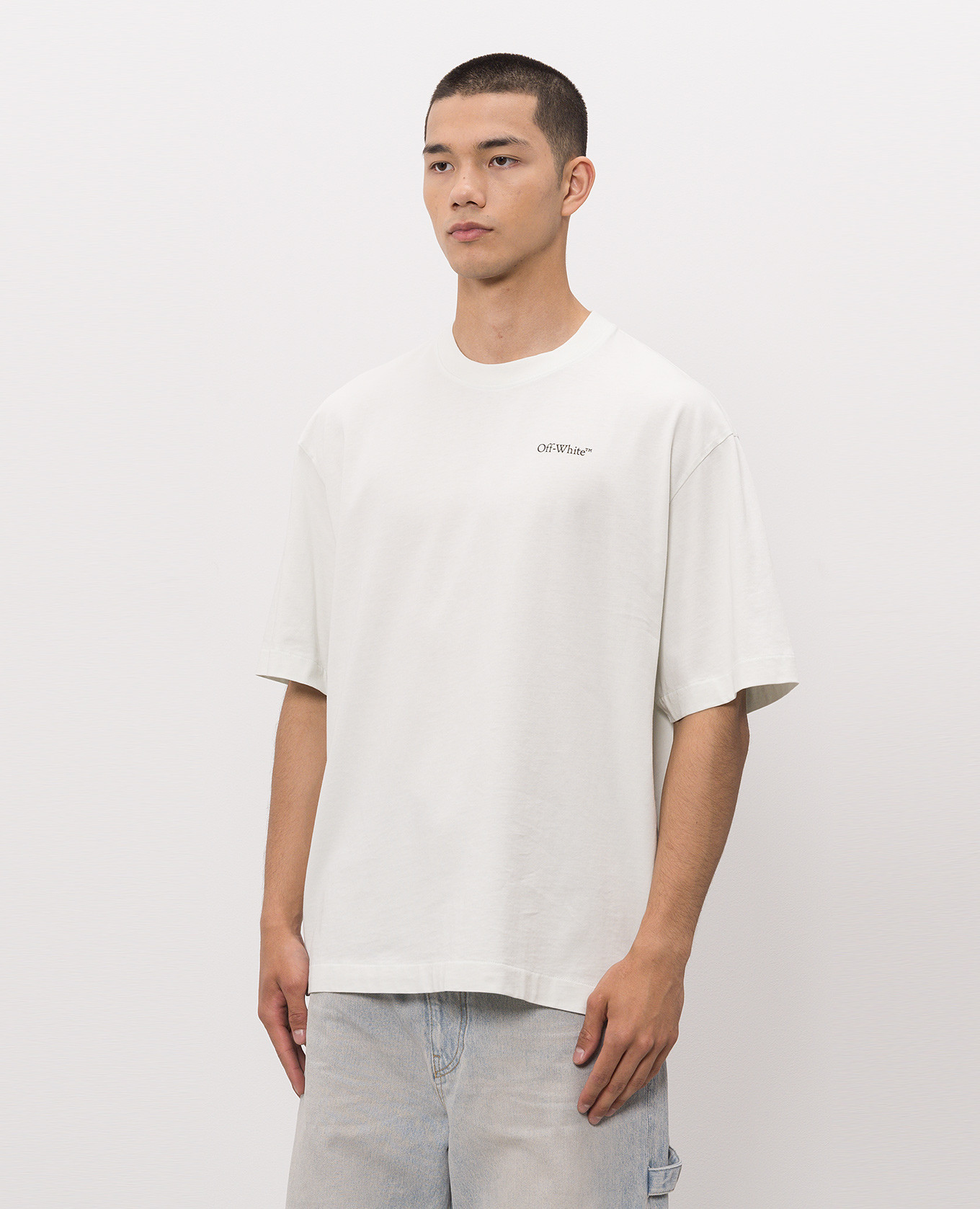

Green Half Arrow T-shirt Off-White