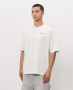 Off-White Green Half Arrow T-shirt 44MAA120S26J008