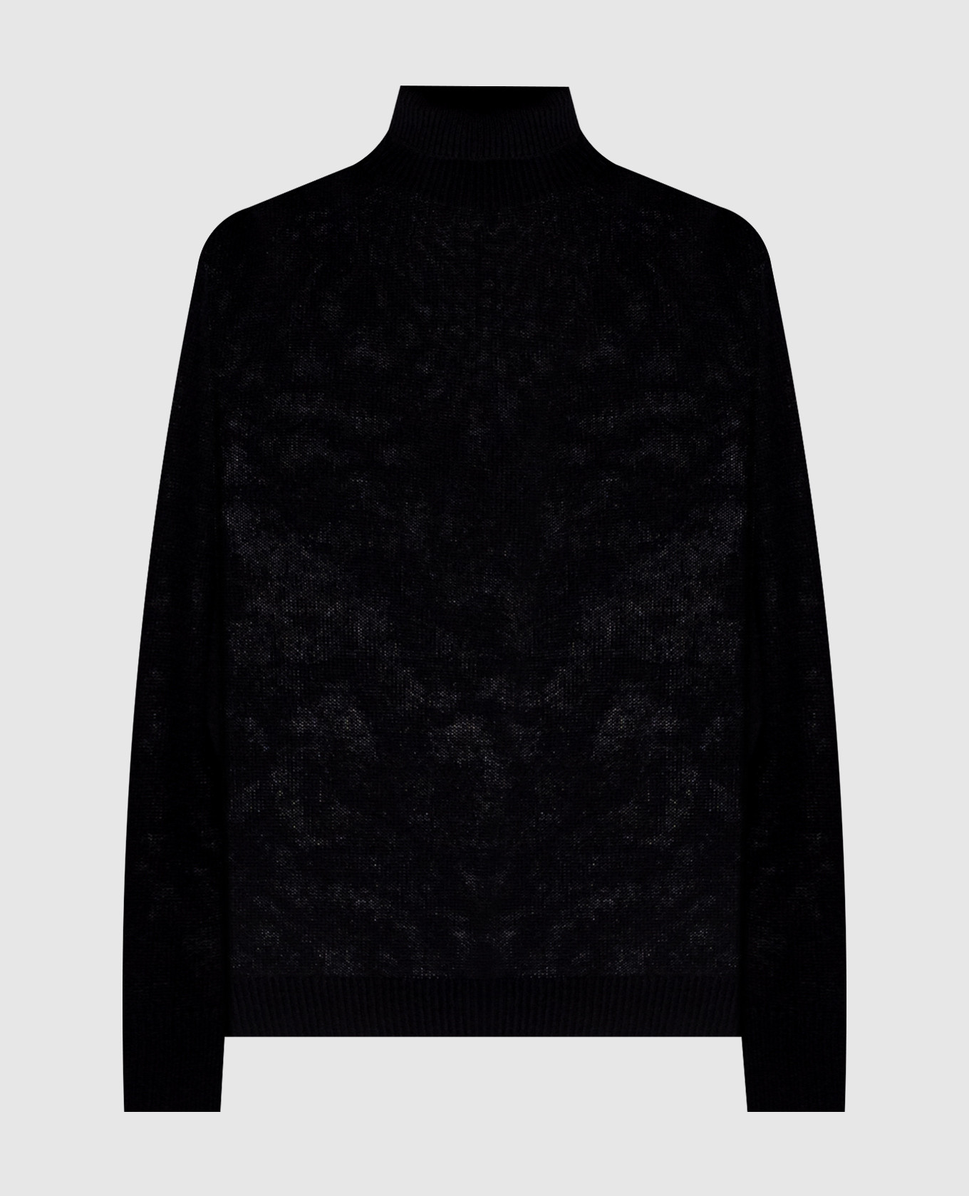 Black cashmere sweater