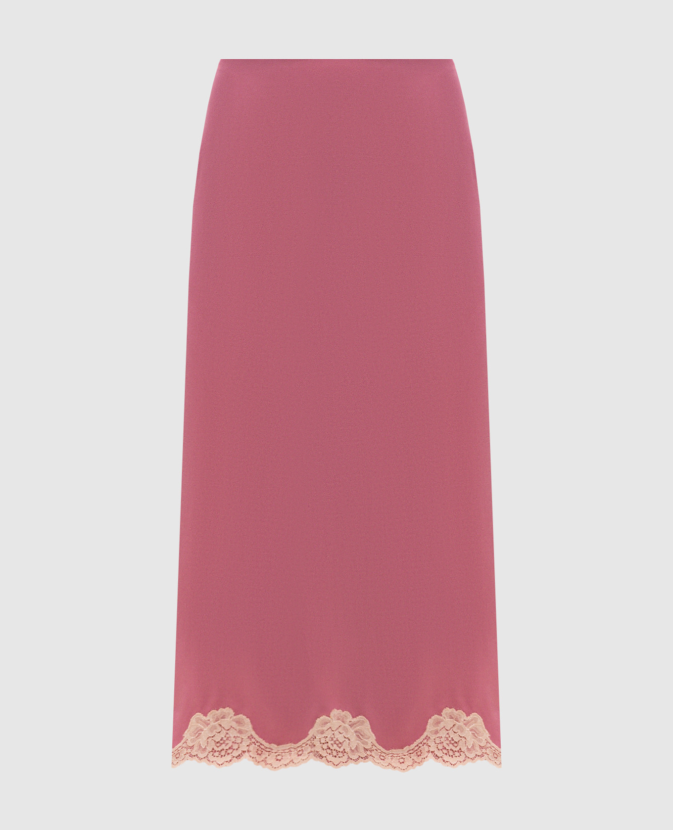 

Pink skirt with lace Valentino