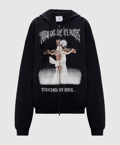 Zwarte COF JESUS sportjas