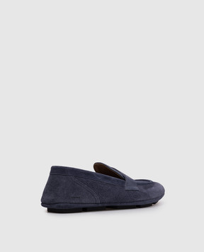 Sturlini Blue suede loafers U1503