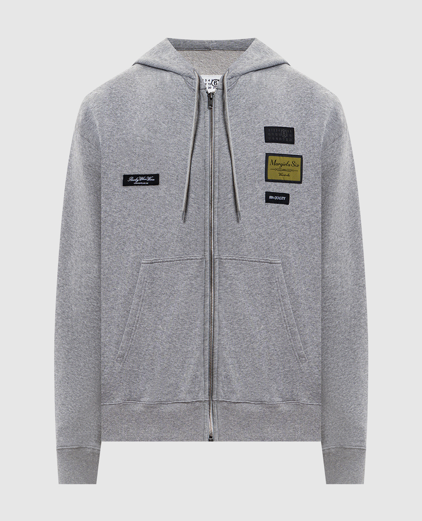 

Grey sports jacket with stripes Maison Margiela MM6