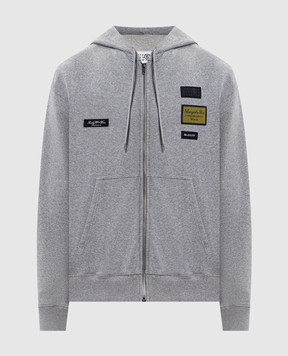 Maison Margiela MM6 Grey sports jacket with stripes SH0HG0007M25025