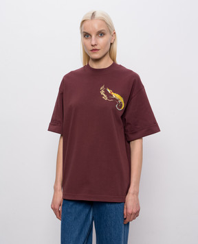 Alemais Samelia burgundy T-shirt 7042T