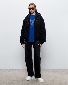 Vetements Black denim jacket MH27DJ067Bw