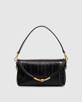 Gianni Chiarini Bea black leather baguette bag BS12160EEL