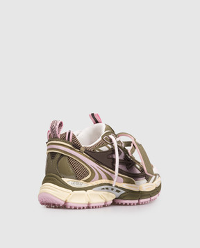 Off-White Be Right Back khaki combination sneakers OWIA289S26FAB002
