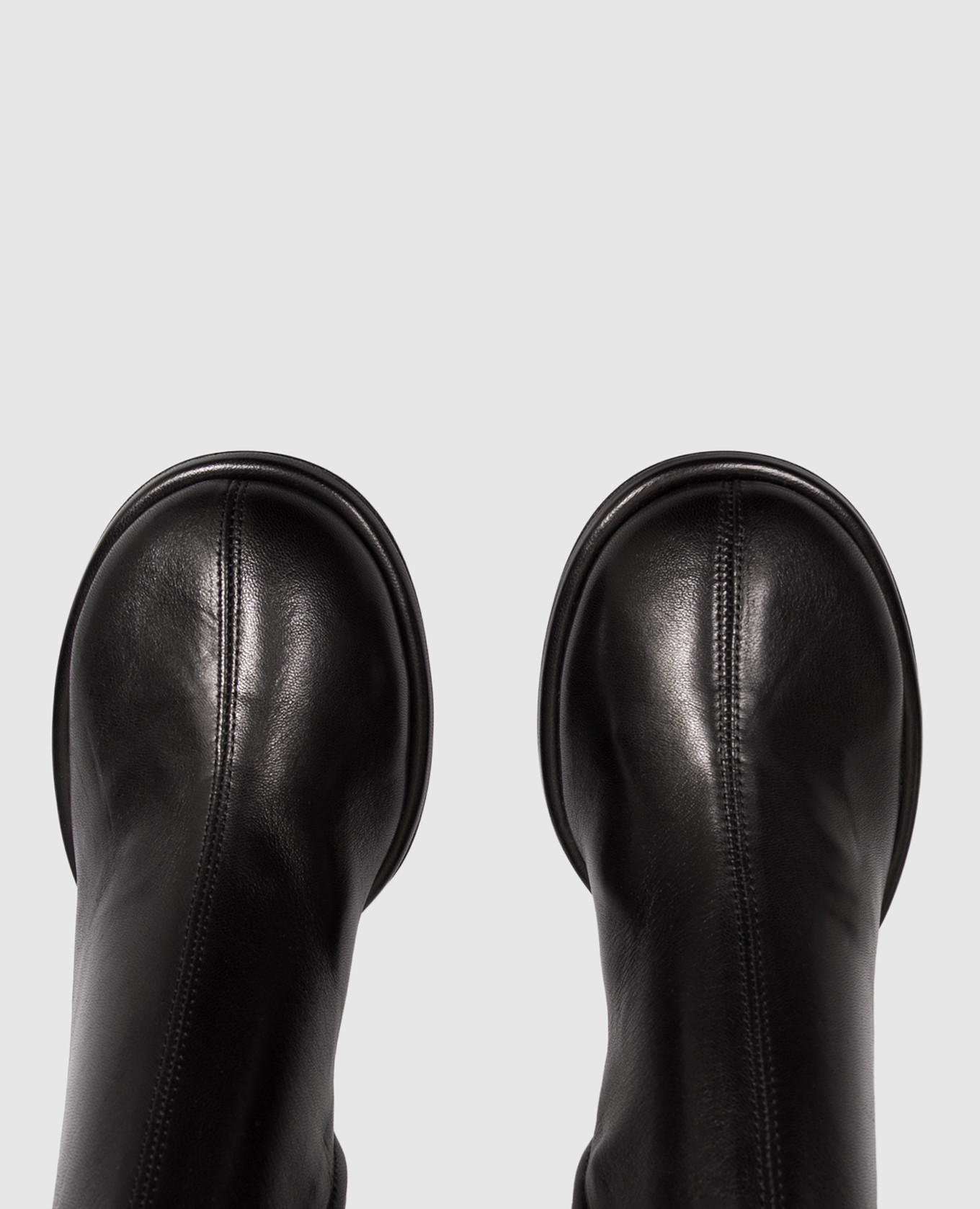 Black leather ankle boots Sergio Rossi 4