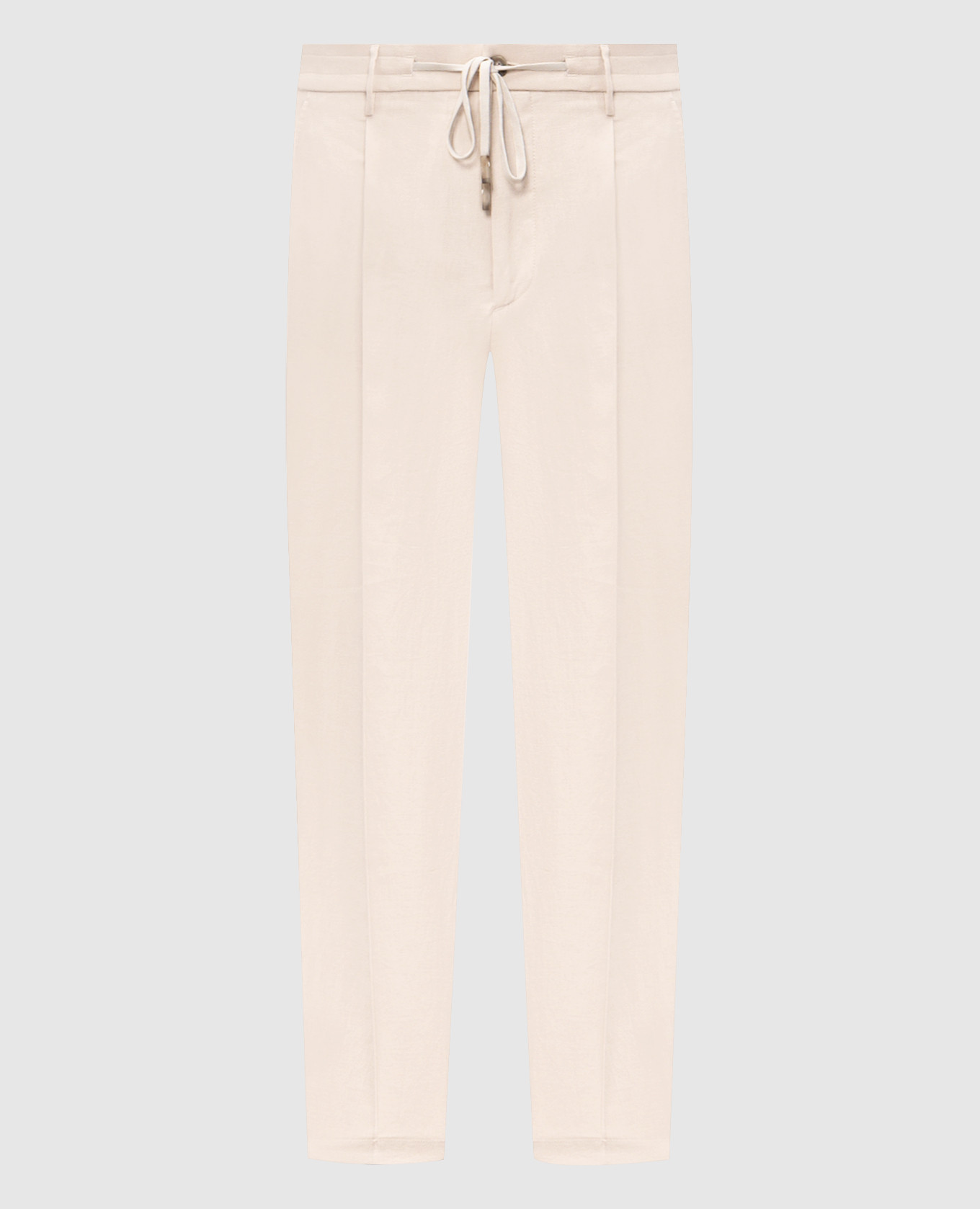 Beige cotton pants