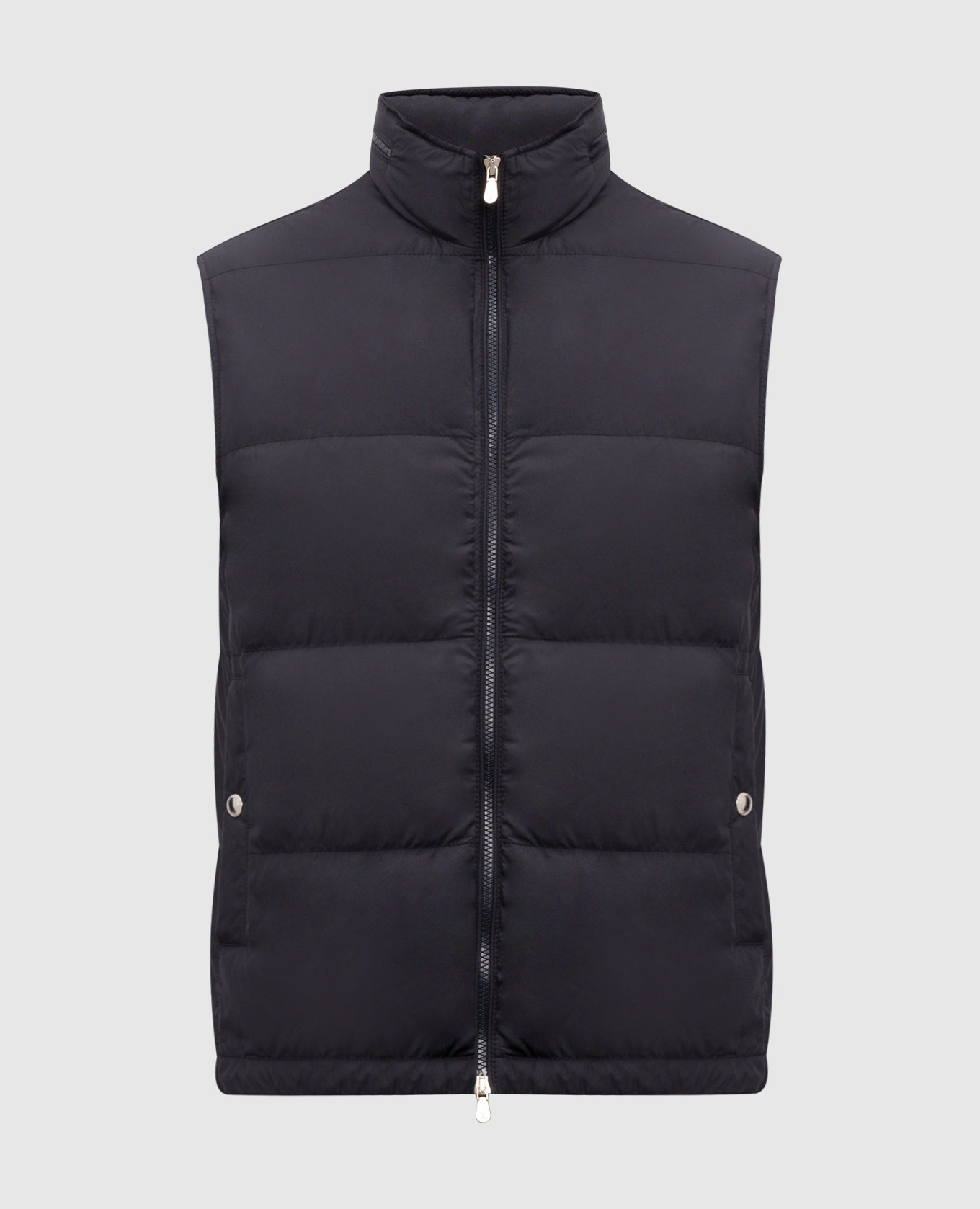 Blue down vest