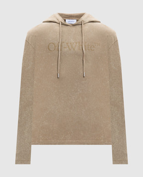 Off-White Laundry khaki long sleeve hoodie 44MAB09DF5J005