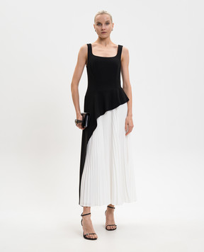 Simkhai Zayla black pleated dress 1261211C