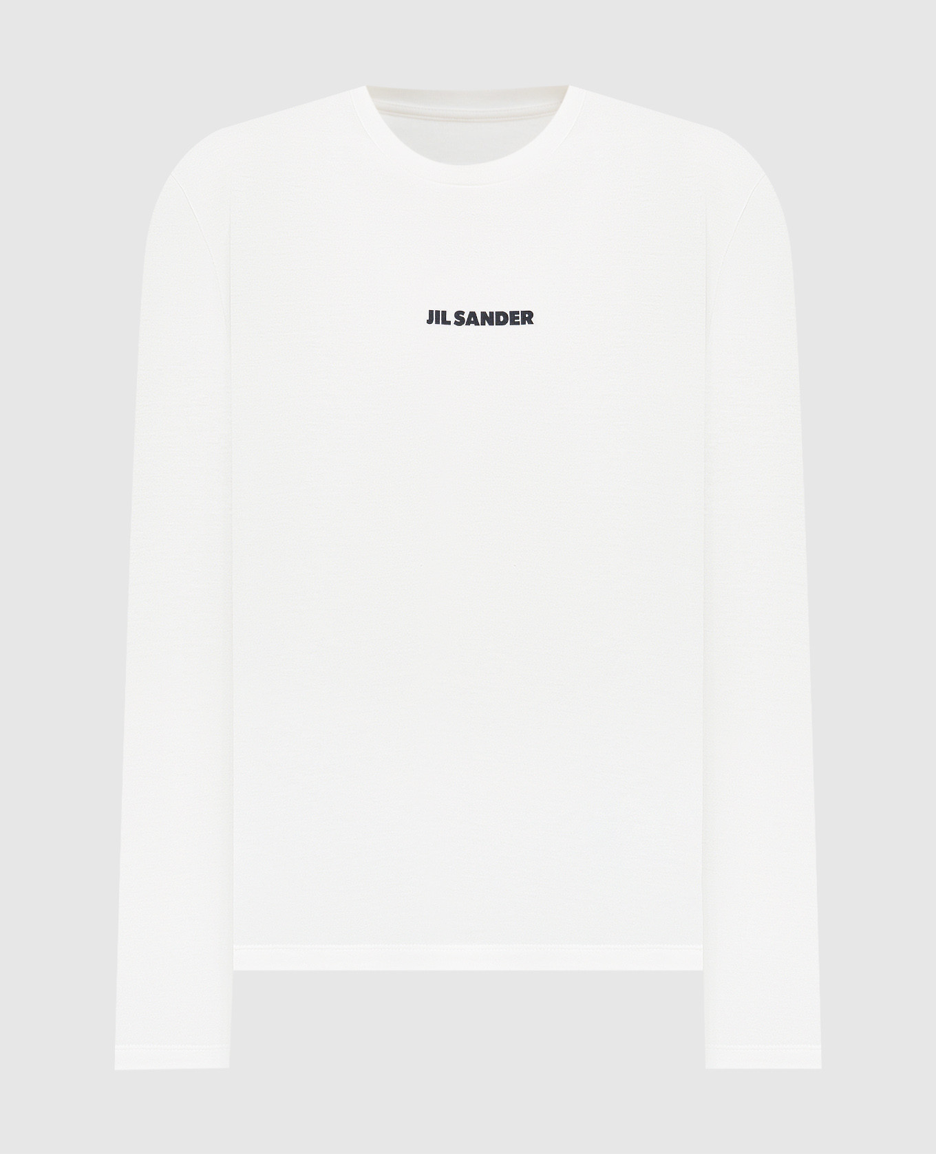 

White long sleeve with logo print Jil Sander