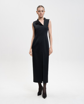 Khaite Black sheath dress Lowen 55304070