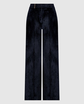 Peserico Blue corduroy pants A0483501597