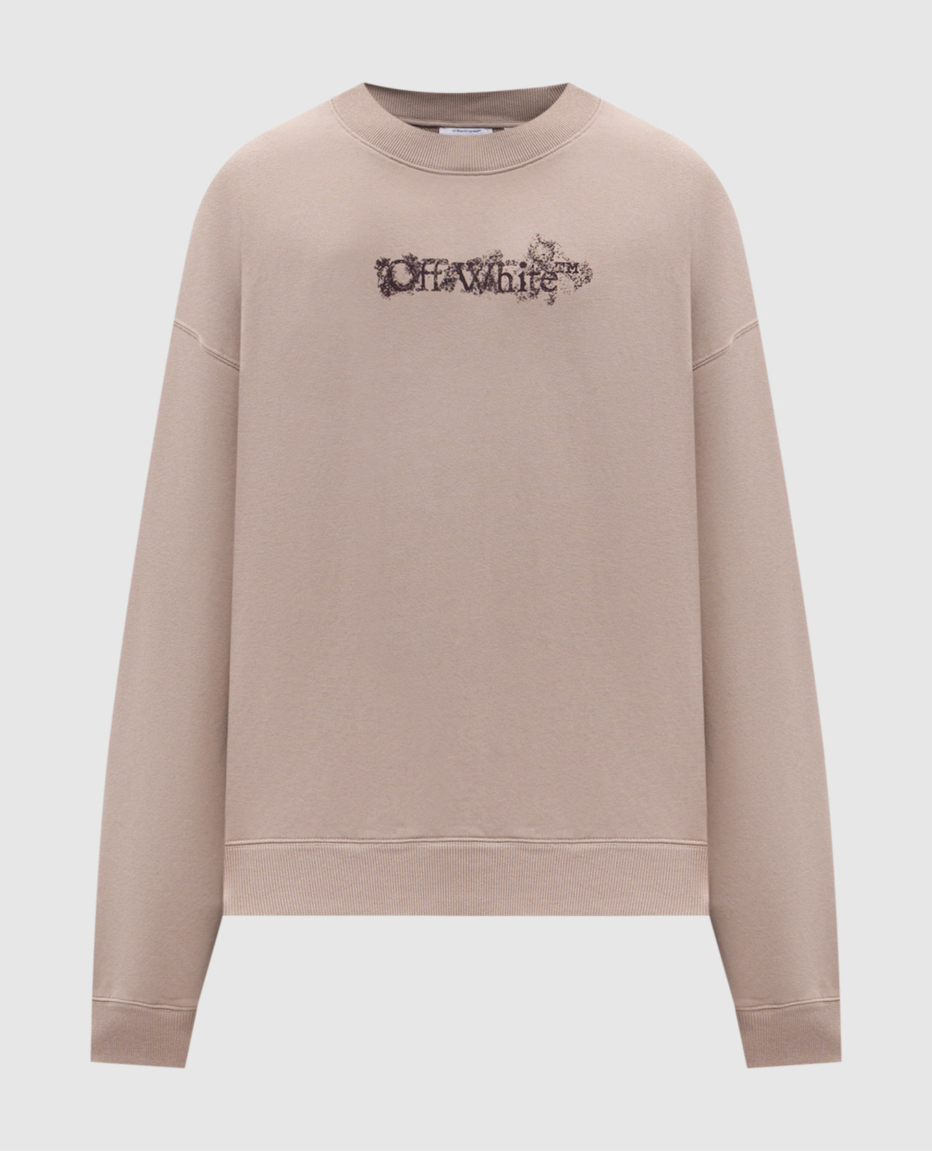 Burgundy Heraldic Arrow Sweatshirt Off-White