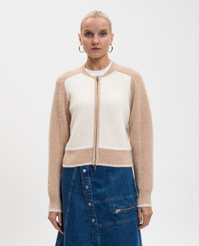 3.1 Phillip Lim Beige alpaca wool cardigan F25170491LAC