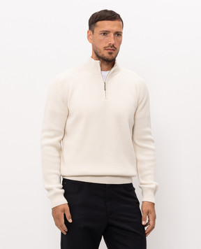 Stefano Ricci Ivory cashmere sweater K202015L01F26391