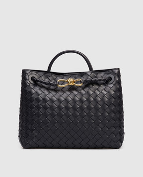 Bottega Veneta Andiamo blue leather bag 766016VCPP1