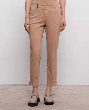 Peserico Brown pants A04718T302479
