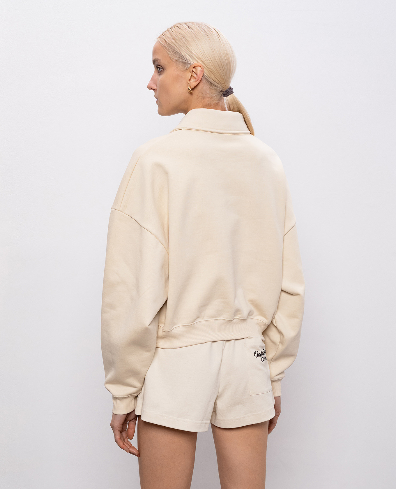 Beige polo sweatshirt MA CHATEAU AMIRI 4