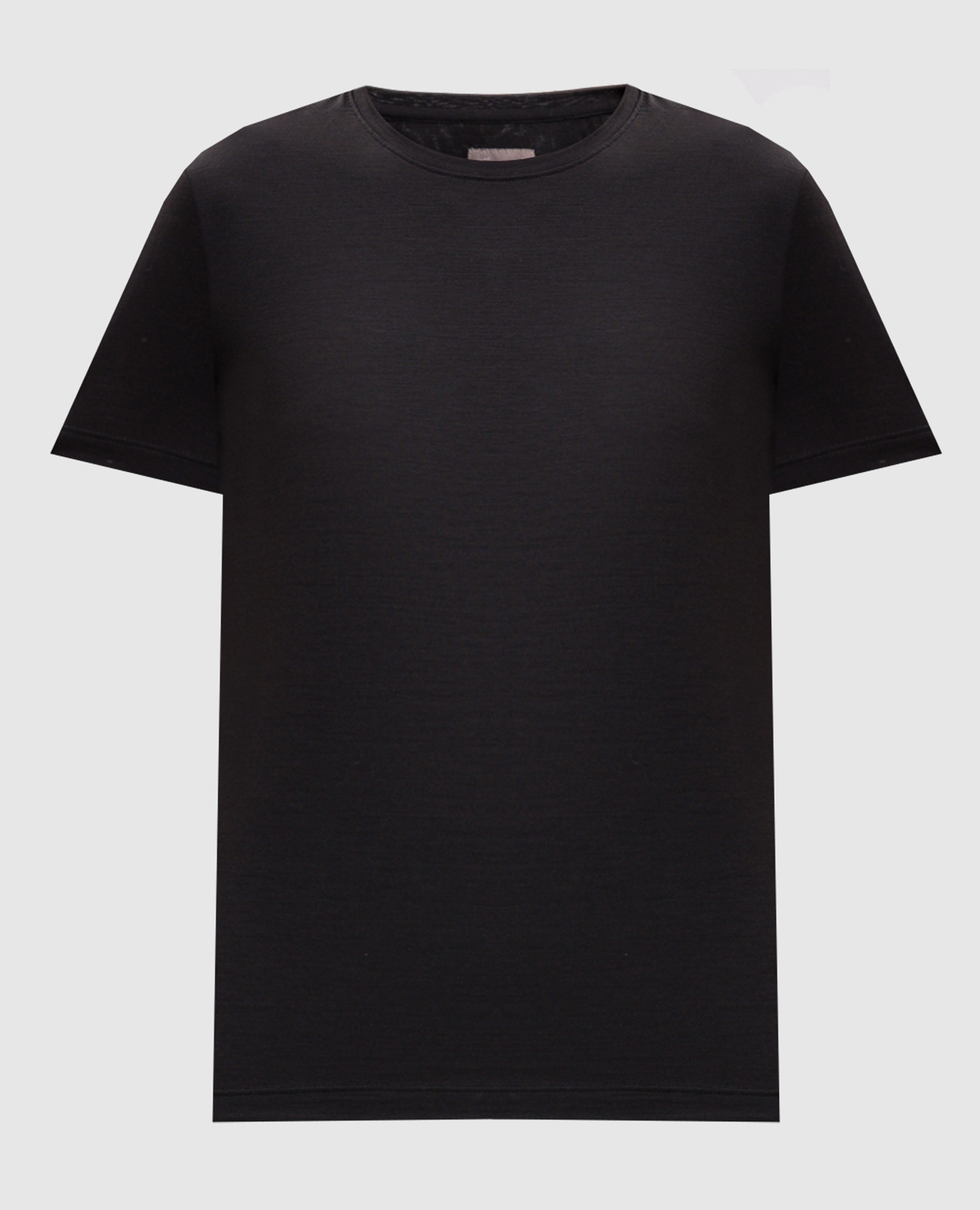 Black wool T-shirt