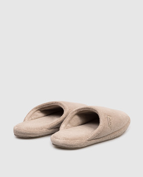 Hamam Beige terry slippers Olympia OLYMPIAORGANICSLIPPERS