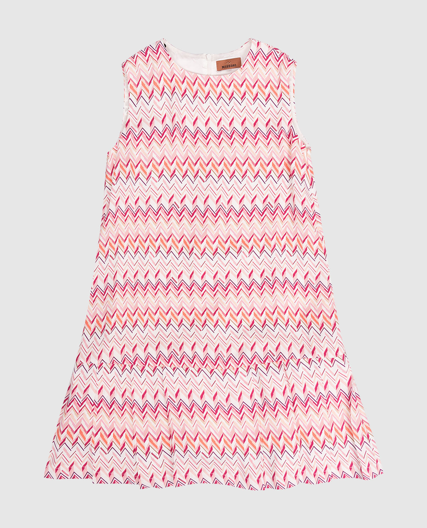 

Children's pink dress with branded print Missoni