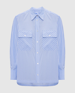 JOSEPH Ranya blue striped shirt JF009662