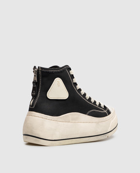 R13 Black high tops R13S5029001