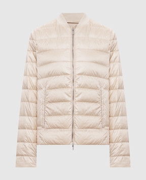 Peserico Beige down jacket with chain A241132200G