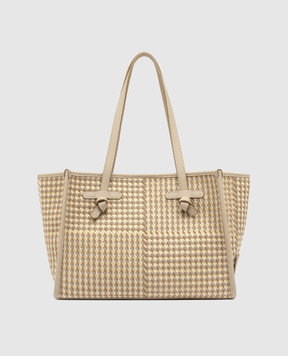 Gianni Chiarini Beige Marcella patterned tote bag BS6849COMMMSQ