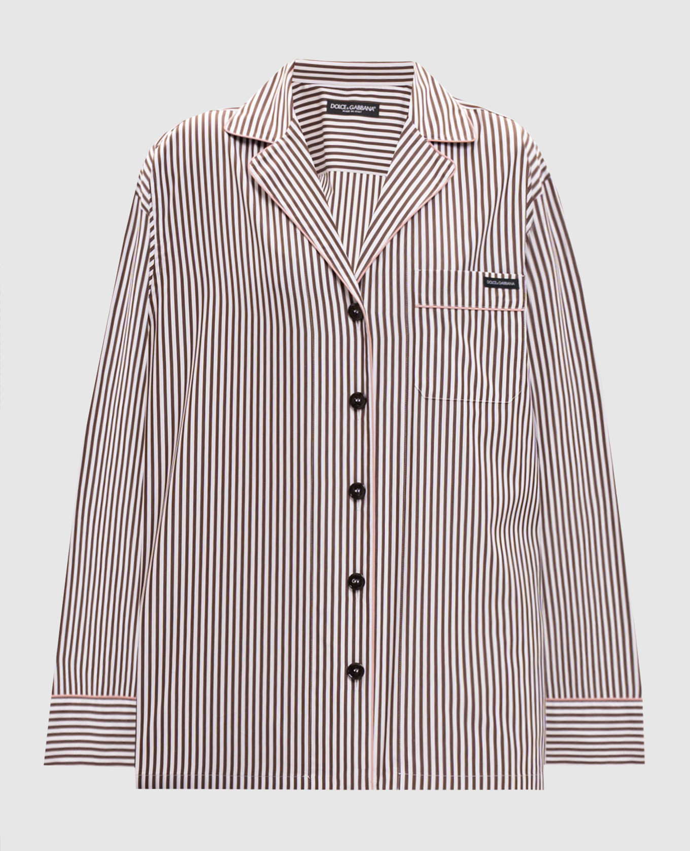 Brown striped shirt