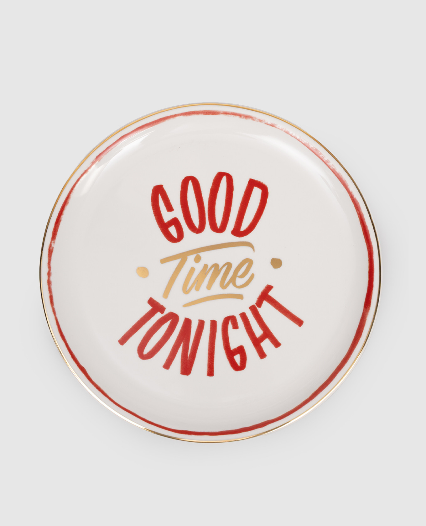 

Good Tonight White Porcelain Pizza Plate Bitossi Home