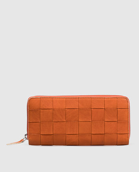 Dragon Orange leather wallet DGS68018