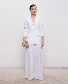 Peserico White jacket with linen S0122905435