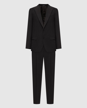 Dolce&Gabbana Black suit with wool GK05VTFUBG4