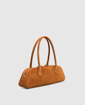 Magda Butrym Brown suede bag Brigitte BRIGITTETRAPEZES901426