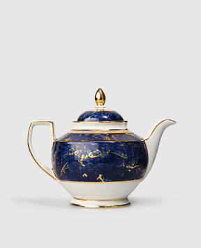 Stefano Ricci Blue porcelain teapot OCT001LAPIS2