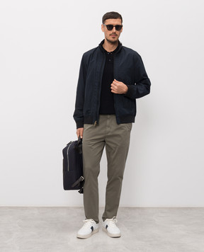 Woolrich Blue polo CFWOKN0363MRUF0787