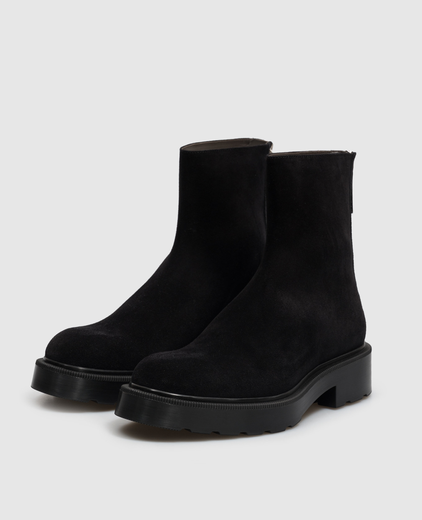 Nobilis black suede boots The Row 2